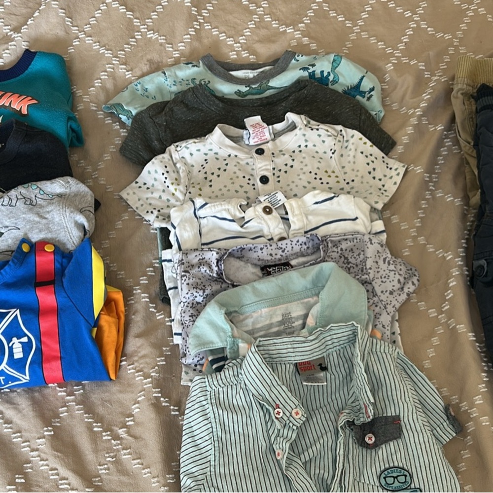 Kids Striped Green Shirt